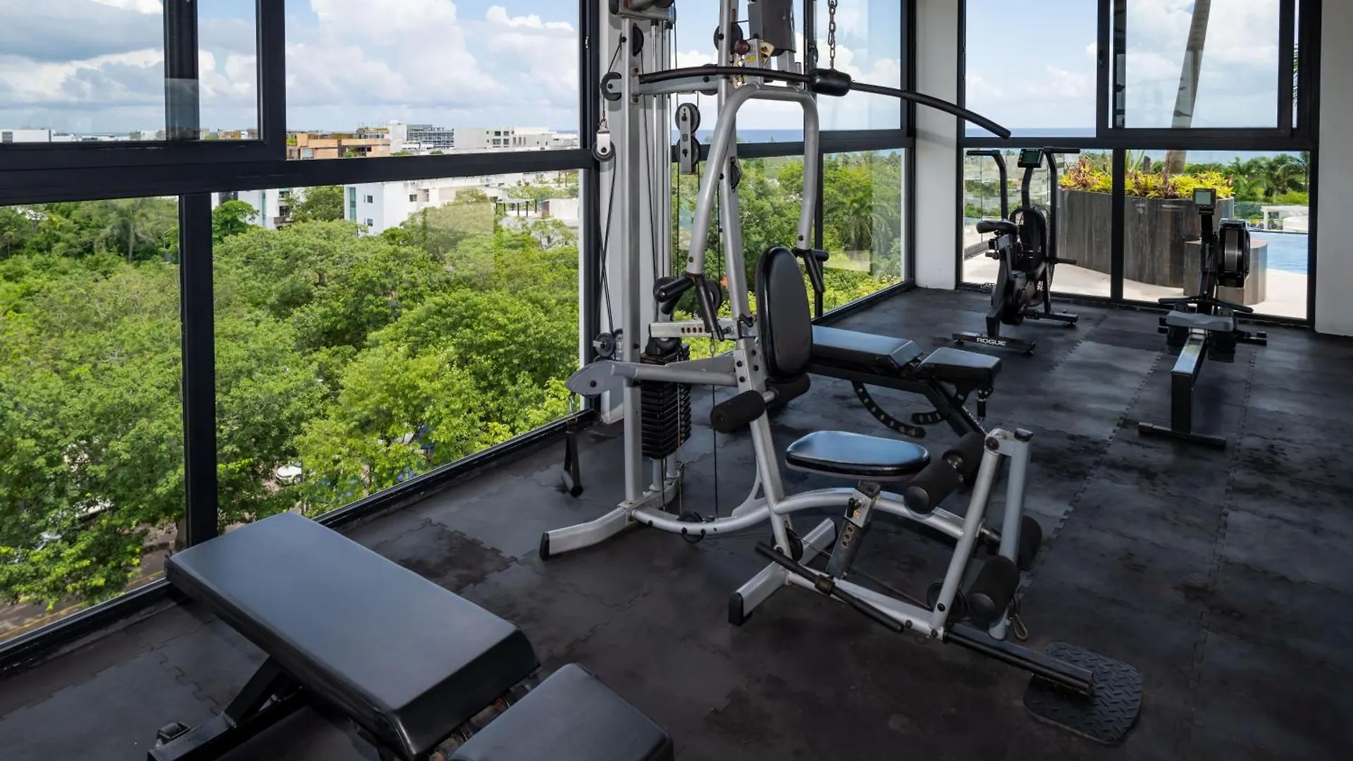 Acogedor Con Roof Vista Al Mar En Lil Towm Apartment Playa del Carmen
