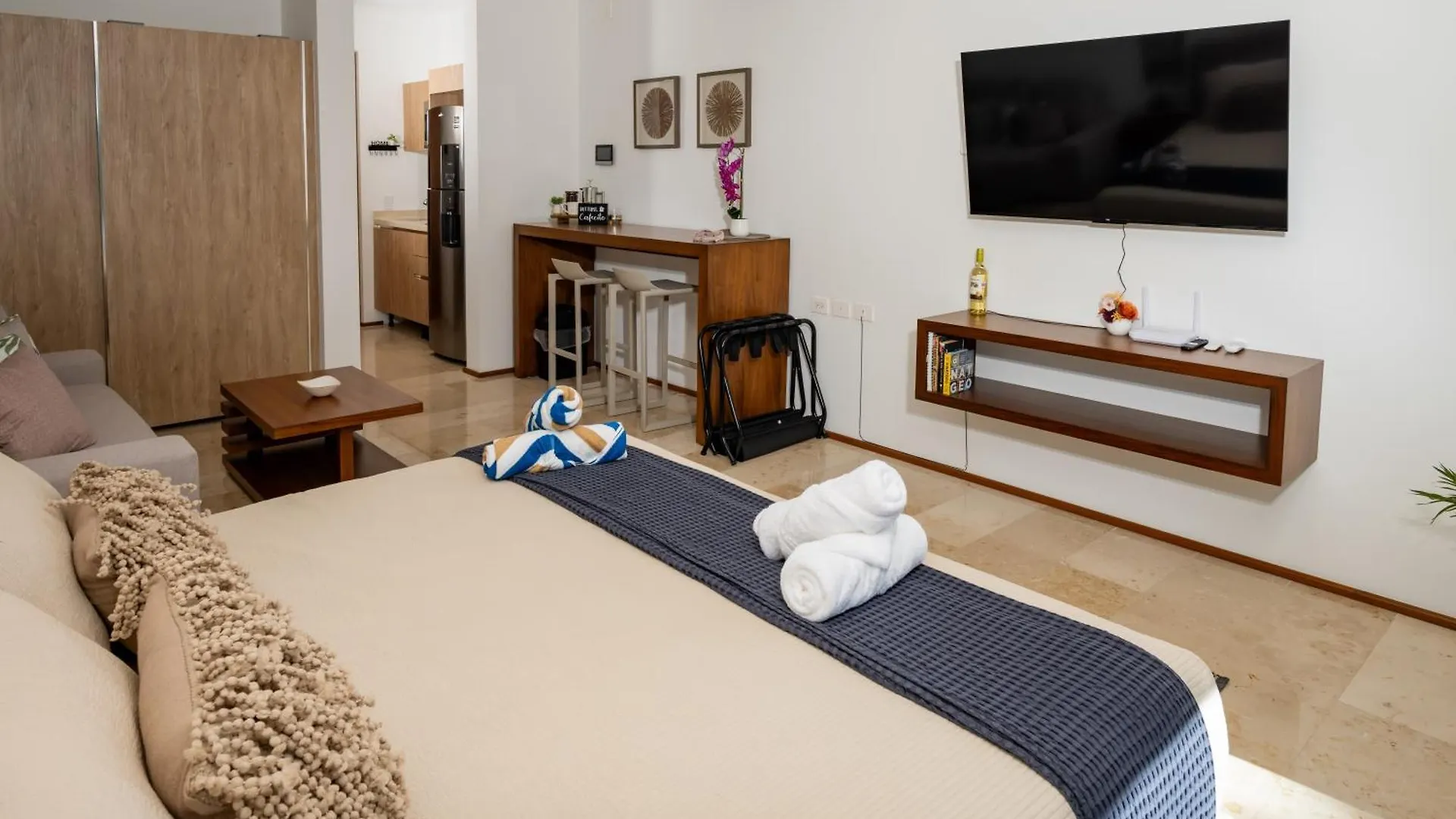 Acogedor Con Roof Vista Al Mar En Lil Towm Apartment Playa del Carmen