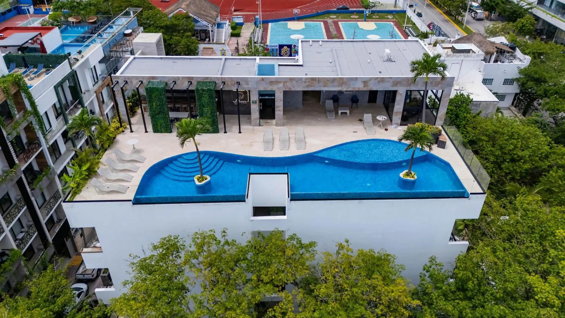 Acogedor Con Roof Vista Al Mar En Lil Towm Apartment Playa del Carmen 0*,