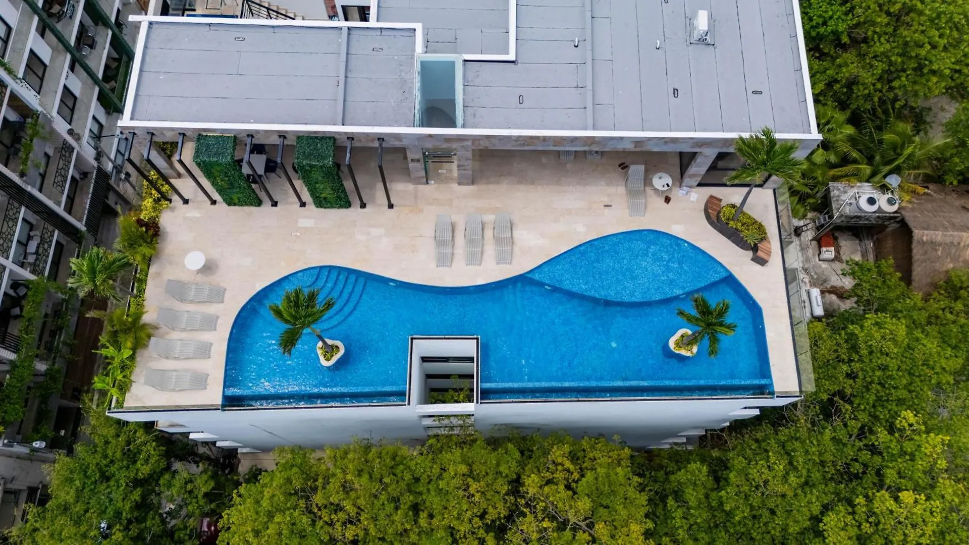 Acogedor Con Roof Vista Al Mar En Lil Towm Apartment Playa del Carmen